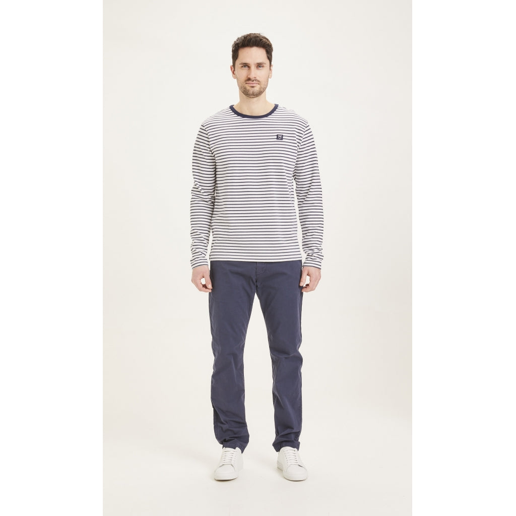 CHUCK regular chino poplin pant - GOTS/Vegan - total eclipse
