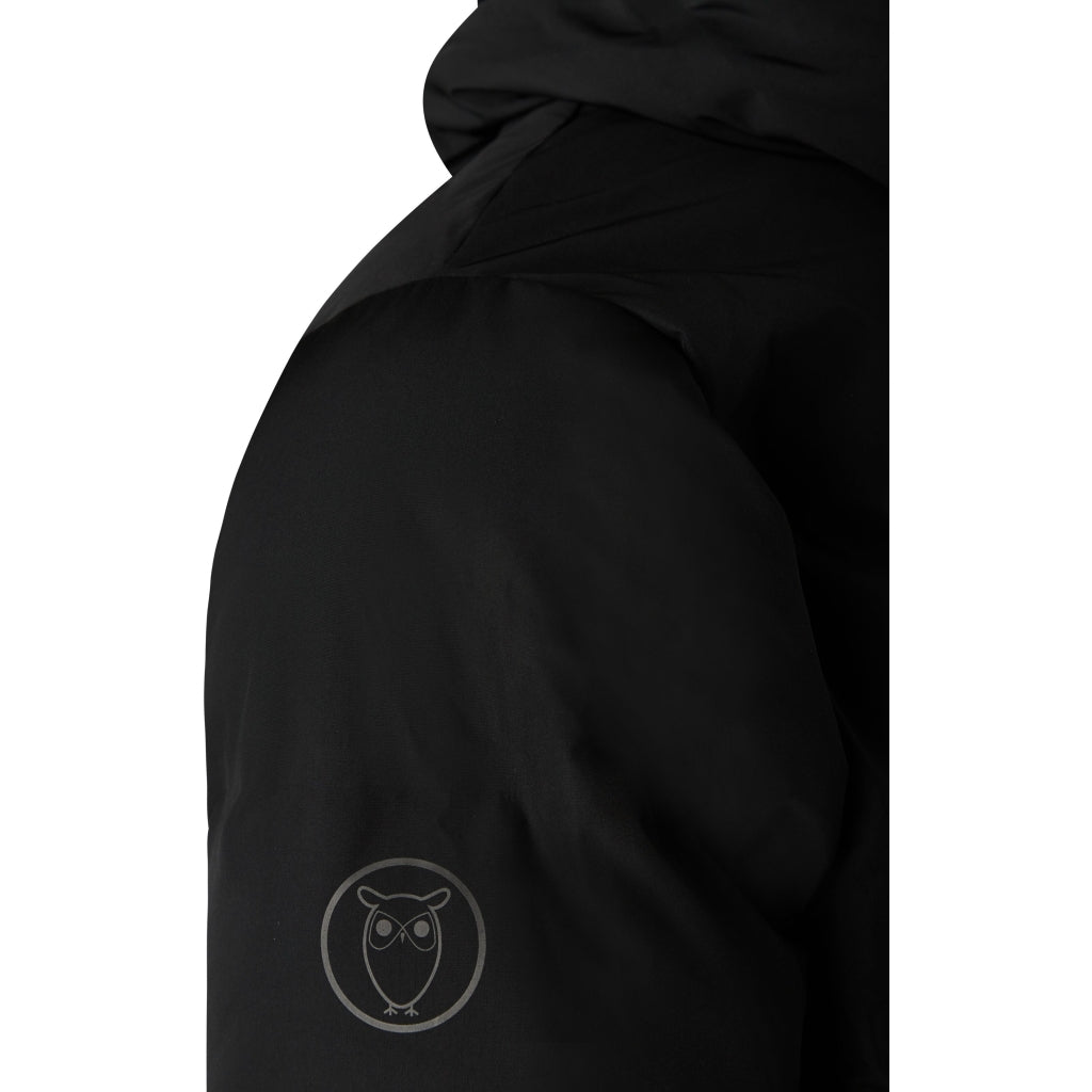ALLYSSA Maxi Puffer Jacket - GRS/Vegan - Black Jet