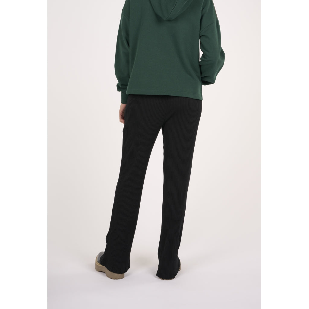 Flared Lenzing™ Pants - OCS/Vegan - Black Jet