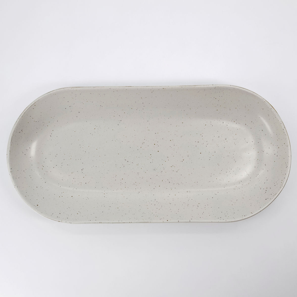 Pion Serving Dish - Grey/White