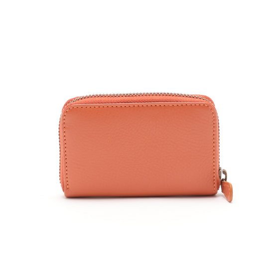 Mini Zip Around Wallet  - Terracotta