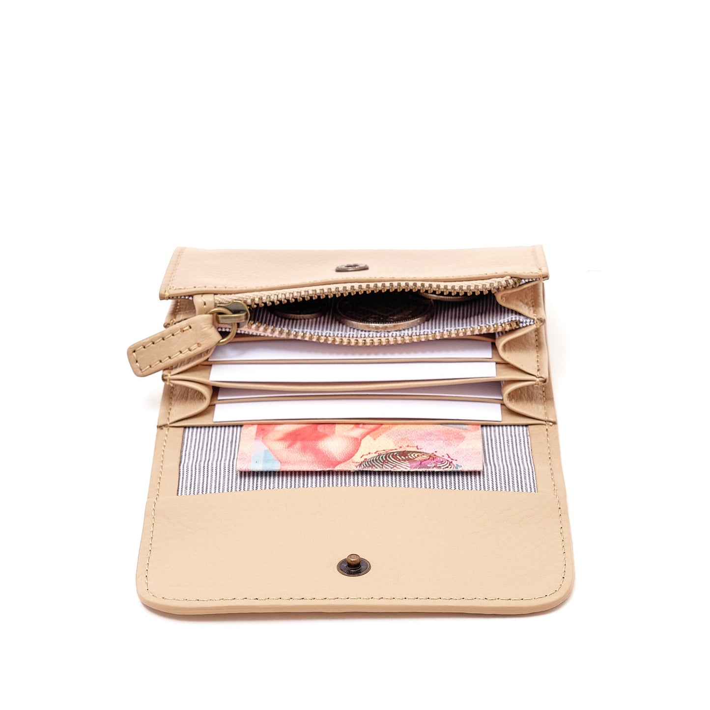 Folding Wallet Big  - Hazel