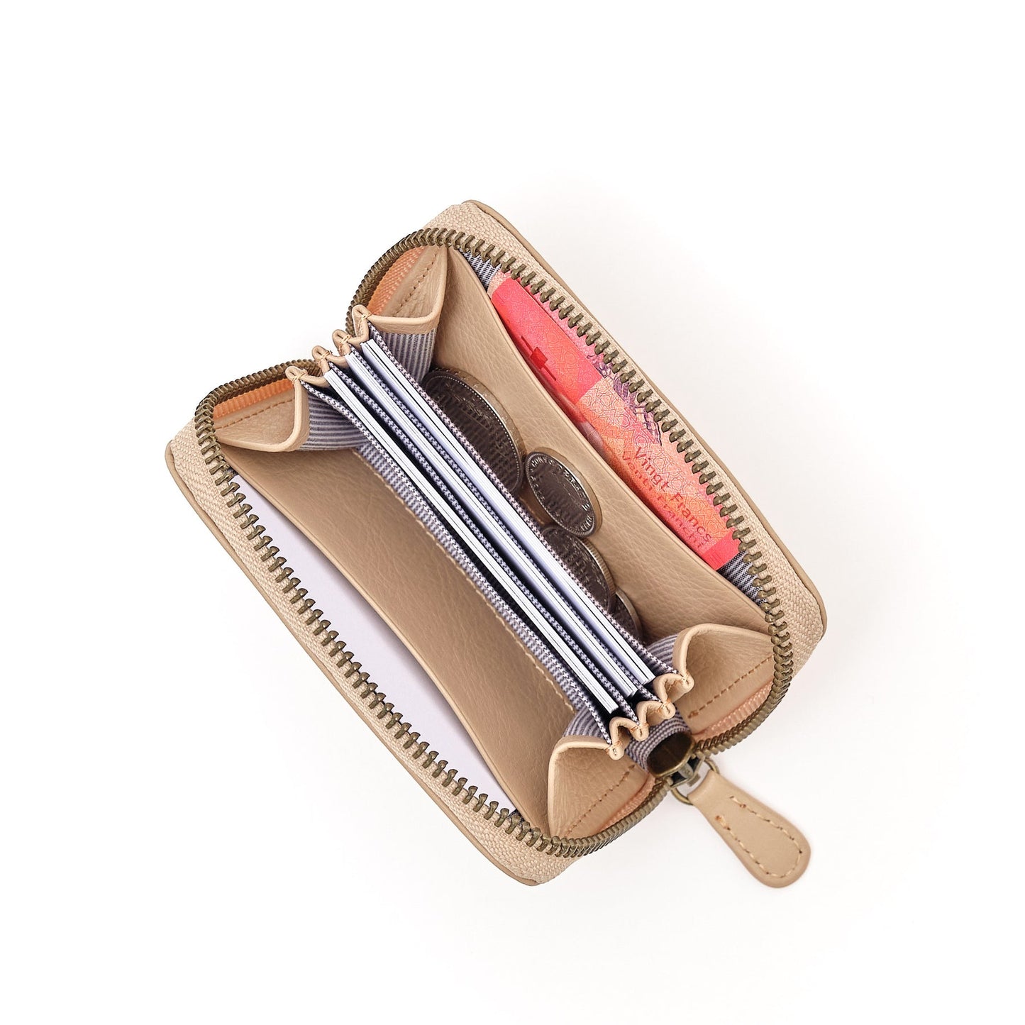 Mini Zip Around Wallet  - Hazel