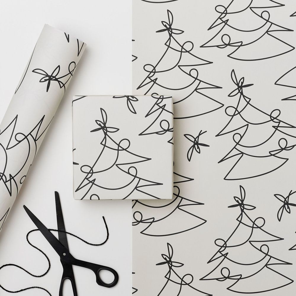 Tree Lines Christmas/Seasonal Gift Wrap