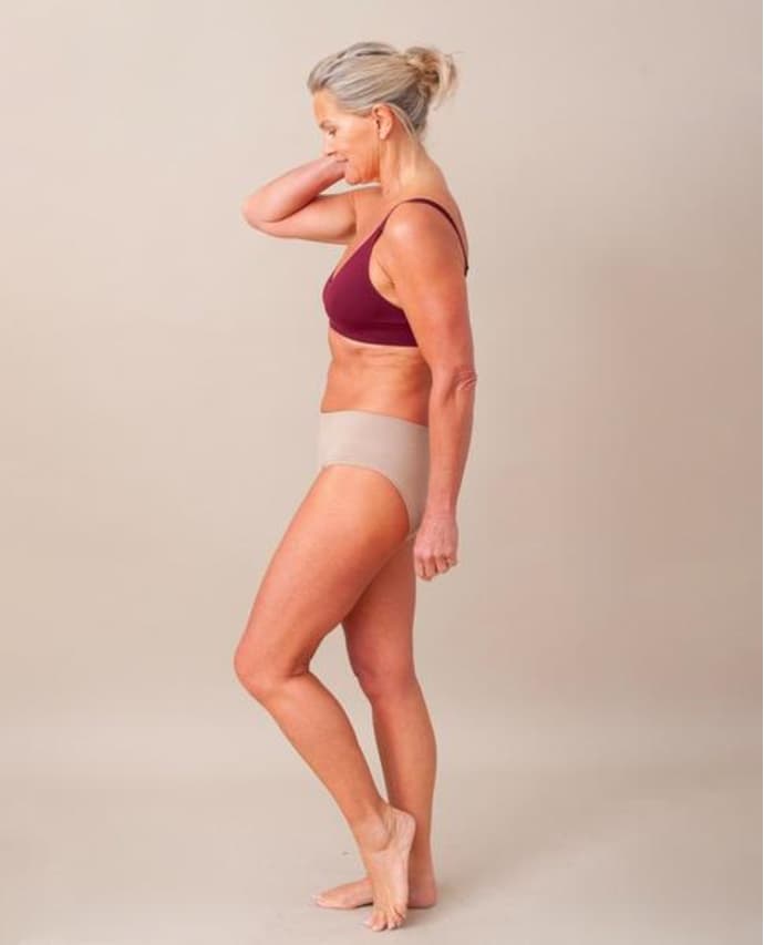 Vineta Organic Cotton Knicker In Sand