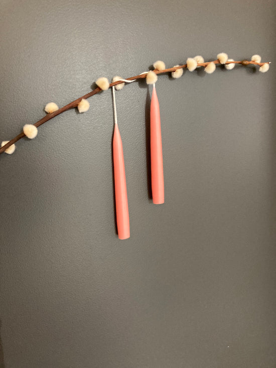 TREE CANDLES - PINK- SET OF 20