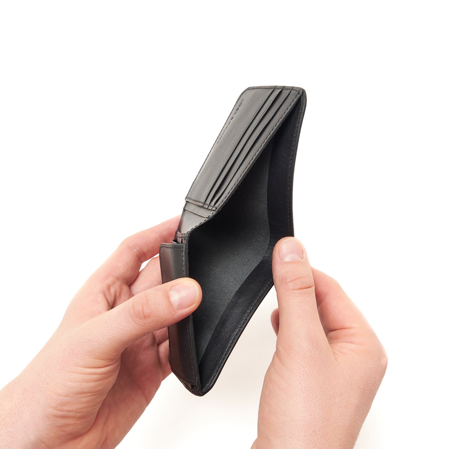 Bifold Wallet Pure with Coin Pocket - Black