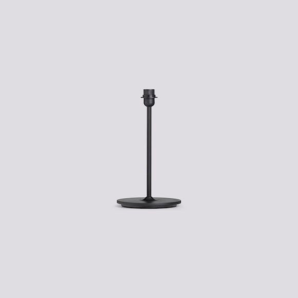 COMMON TABLE LAMP BASE - SOFT BLACK POWDER COATED STEEL BASE AND STEM