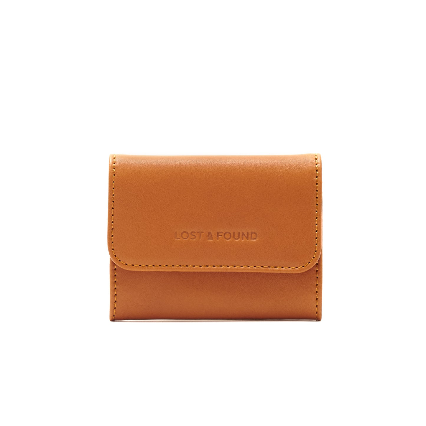 Folding Wallet Small  - Caramel