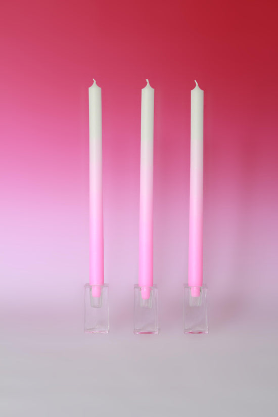 GRADIENT CANDLES - hot pink