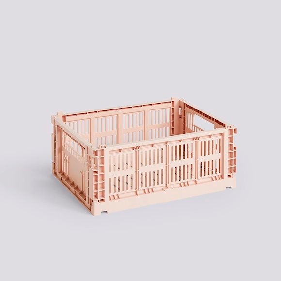 HAY COLOUR CRATE - MEDIUM - POWDER