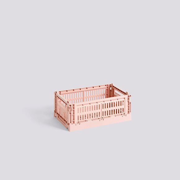 HAY COLOUR CRATE - SMALL - BLUSH