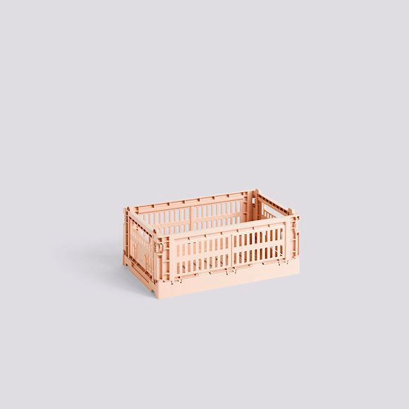HAY COLOUR CRATE - SMALL - POWDER