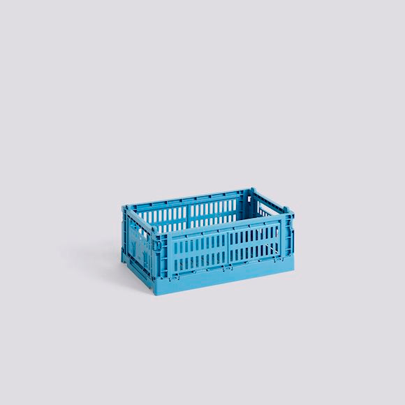 HAY COLOUR CRATE - SMALL - SKY BLUE
