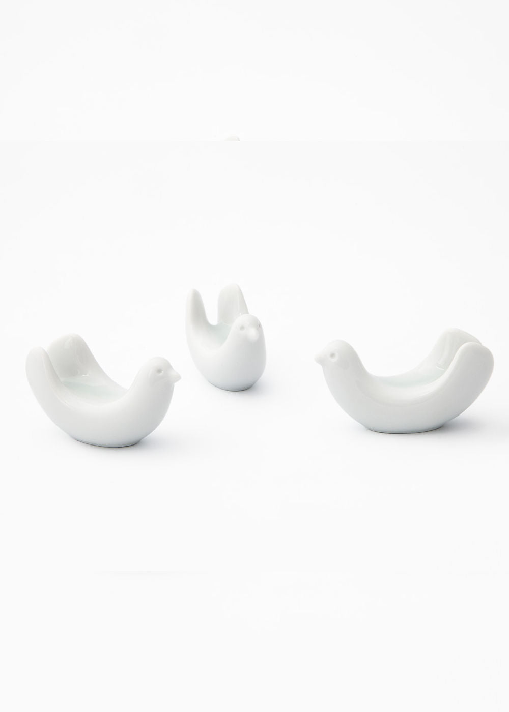 Bird Chopstick Rest - White