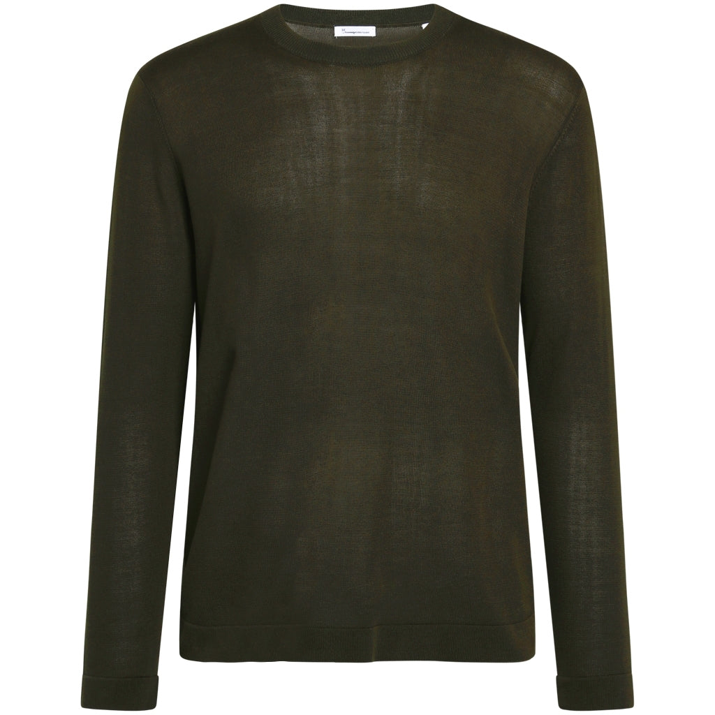 FORREST o-neck basic Tencel™ knit - Vegan - forrest night