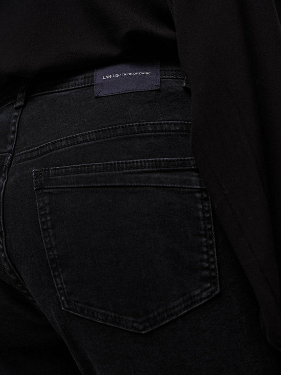 High-Waist Jeans OCS - Black Denim