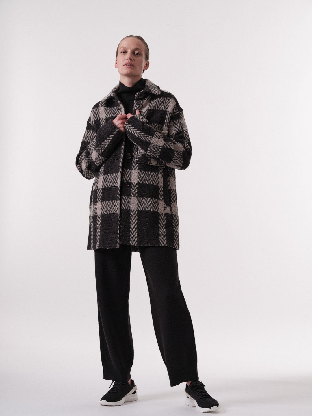 WOOL SNEAKERS - Black