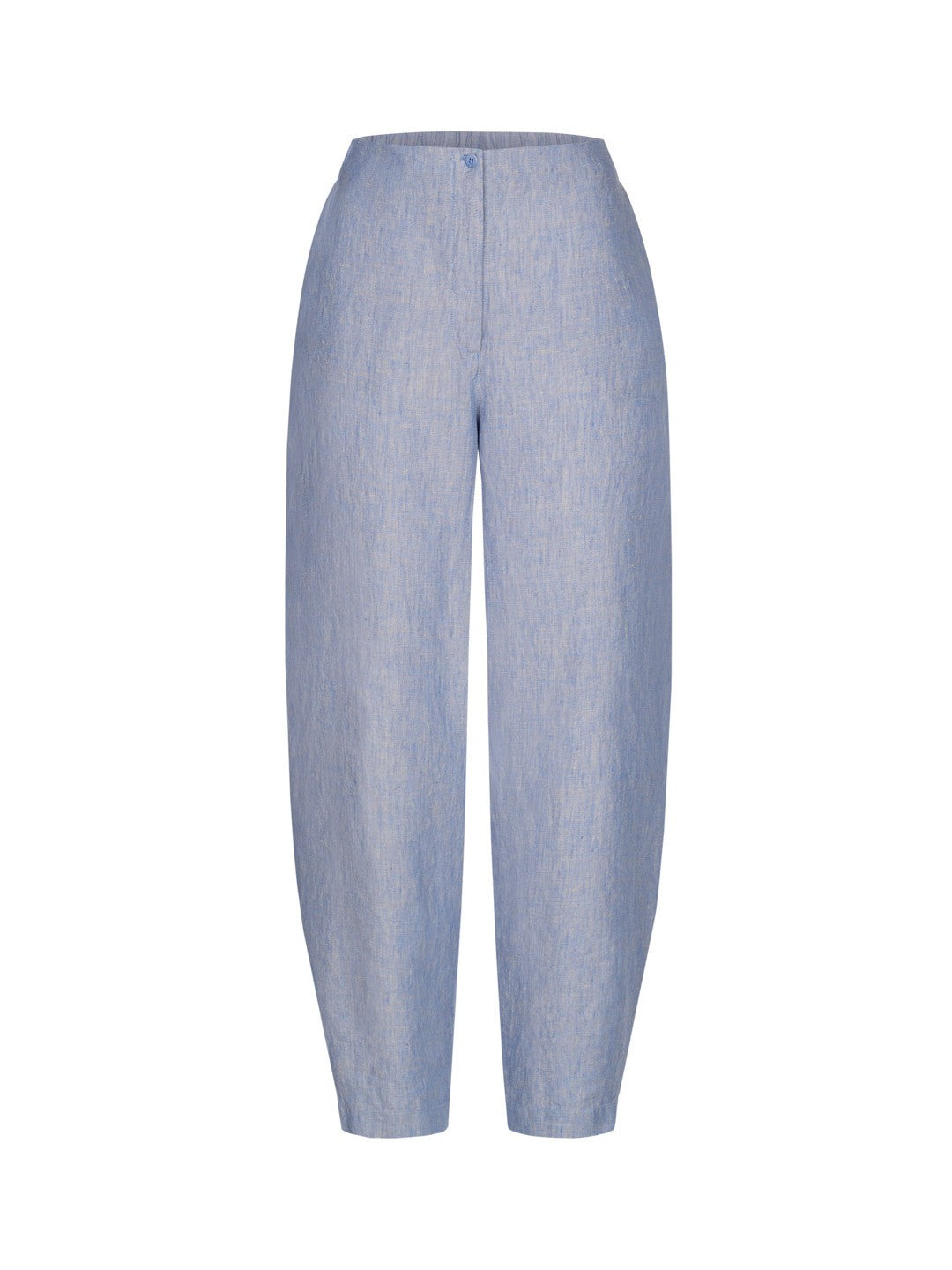 Organic Linen Pants -  Blue Melange