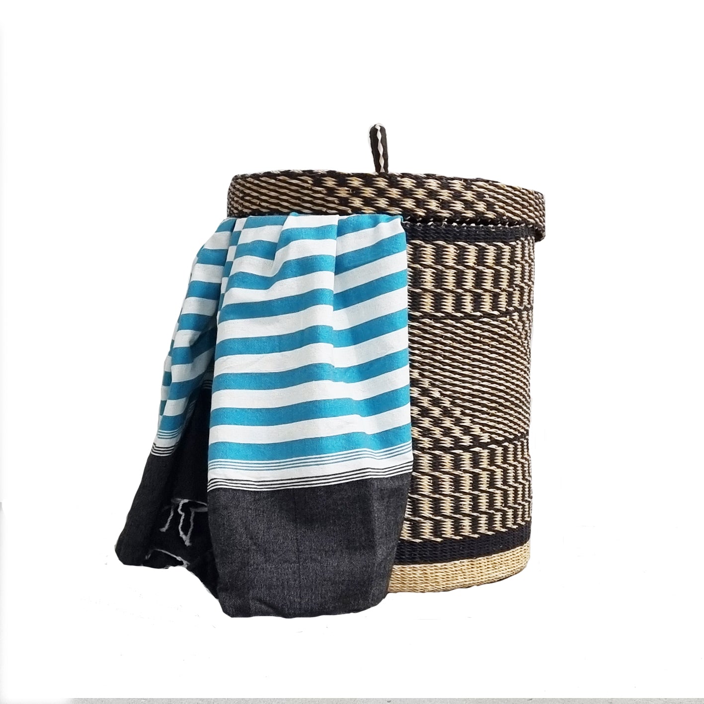 LAUNDRY BASKET WITH LID - MEDIUM - N°3