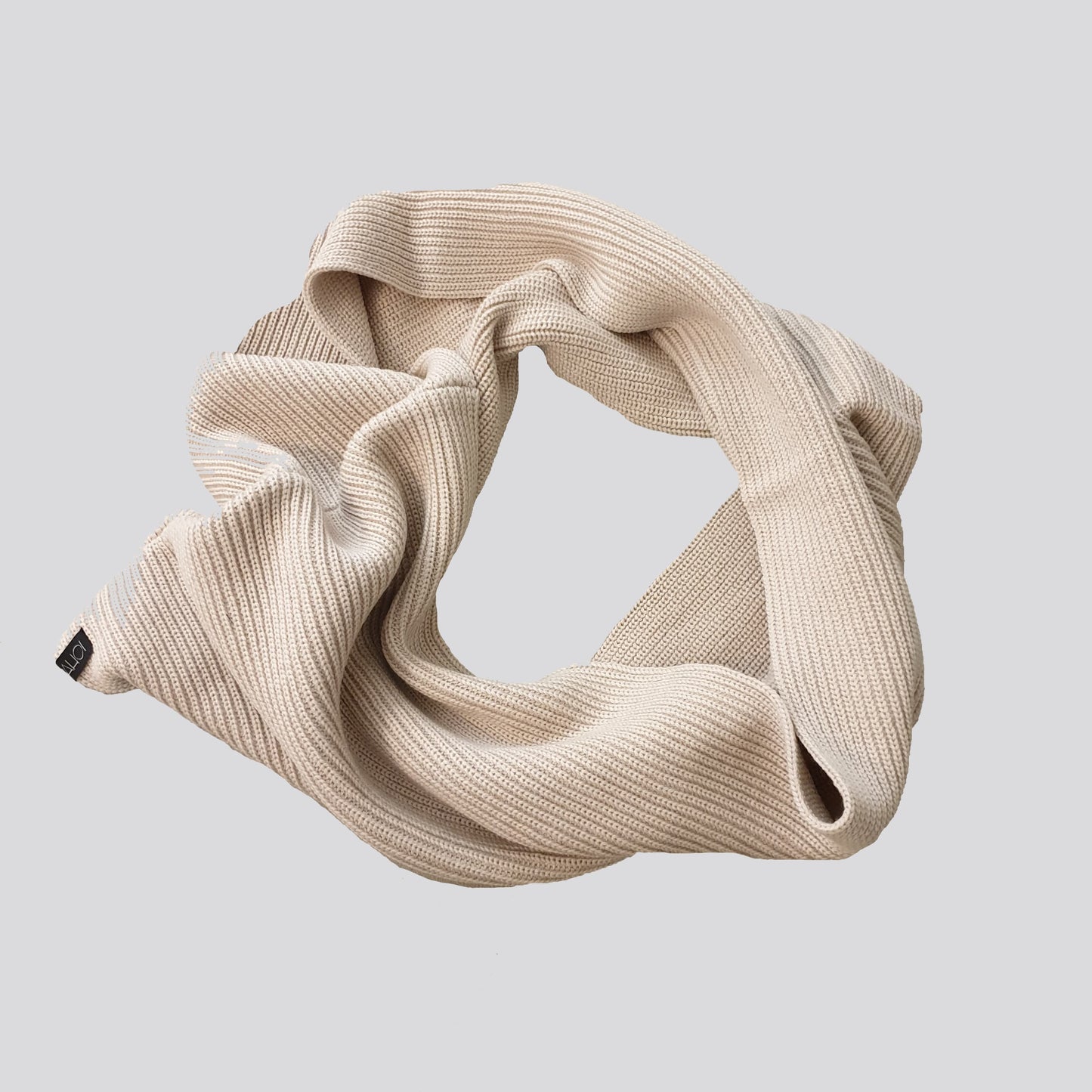 AHOI AHOI LOOP SCARF - ecru