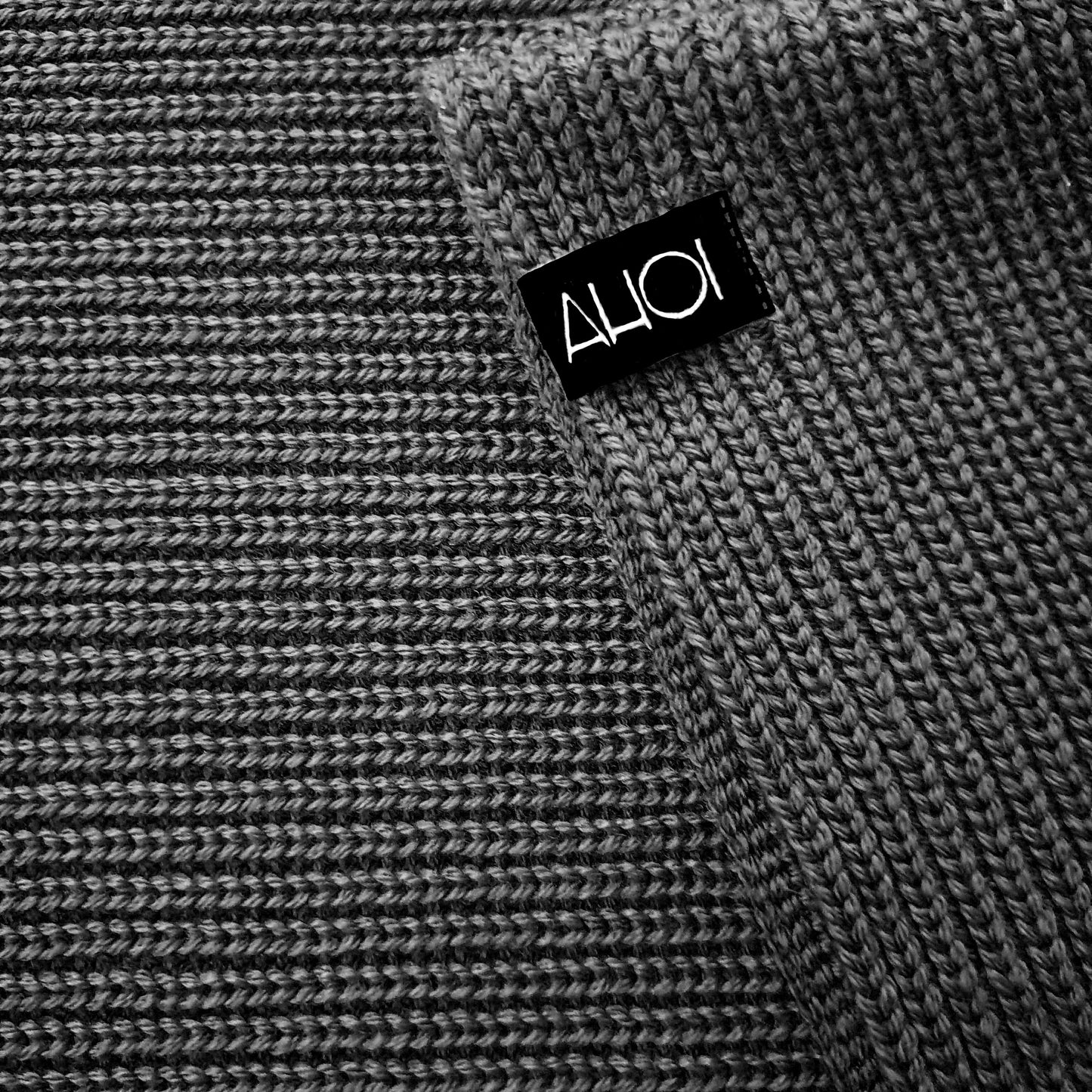 AHOI AHOI LOOP SCARF - dark grey