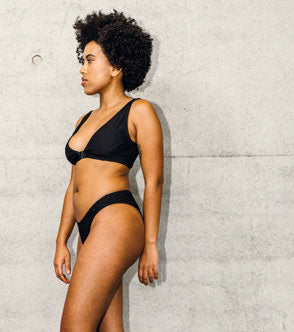 Bikini Top Front Closure LOBELIA Biobased Structure