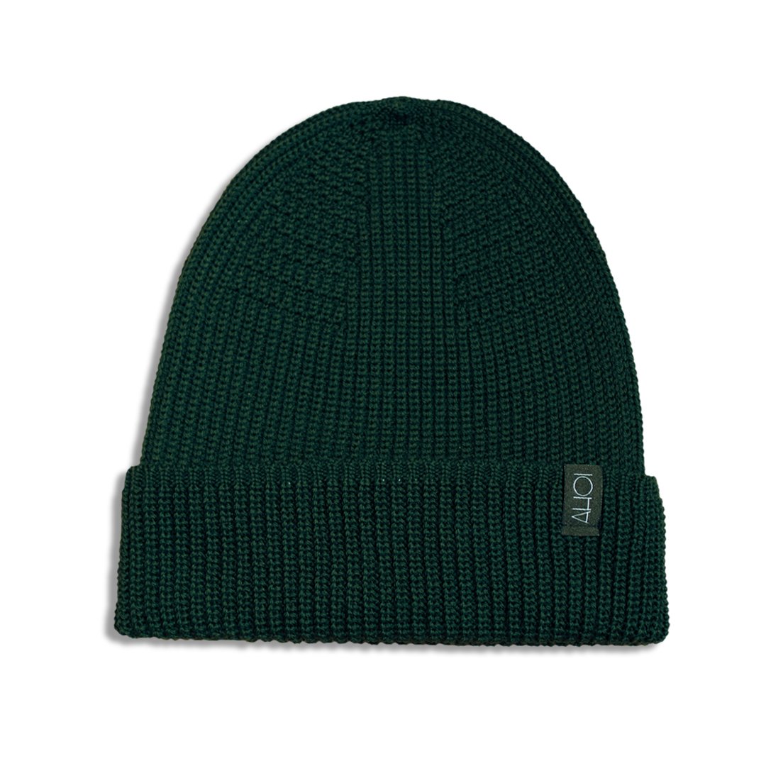 AHOI AHOI BEANIE - dark green