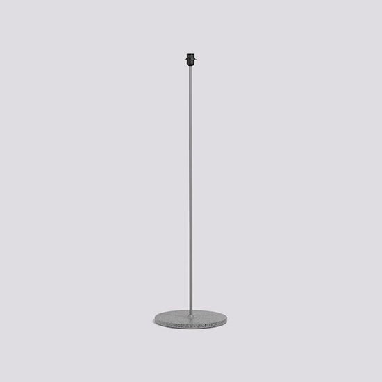 COMMON FLOOR LAMP BASE - SUMMIT GREY POWDER COATED STEEL STEM GREY TERRAZZO BASE