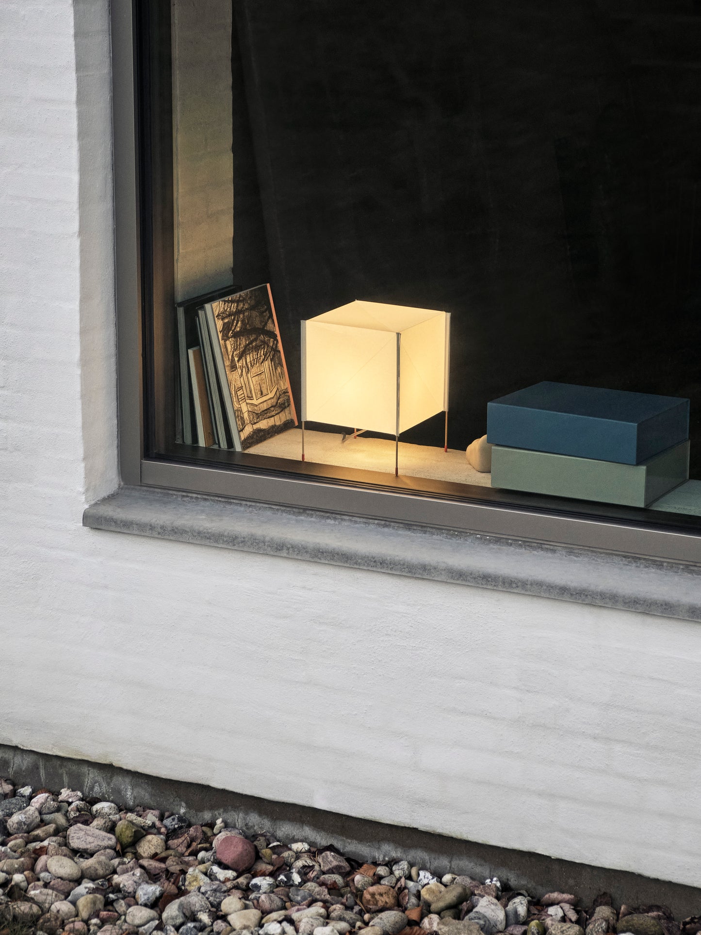 PAPER CUBE TABLE LAMP - ECOPET PAPER