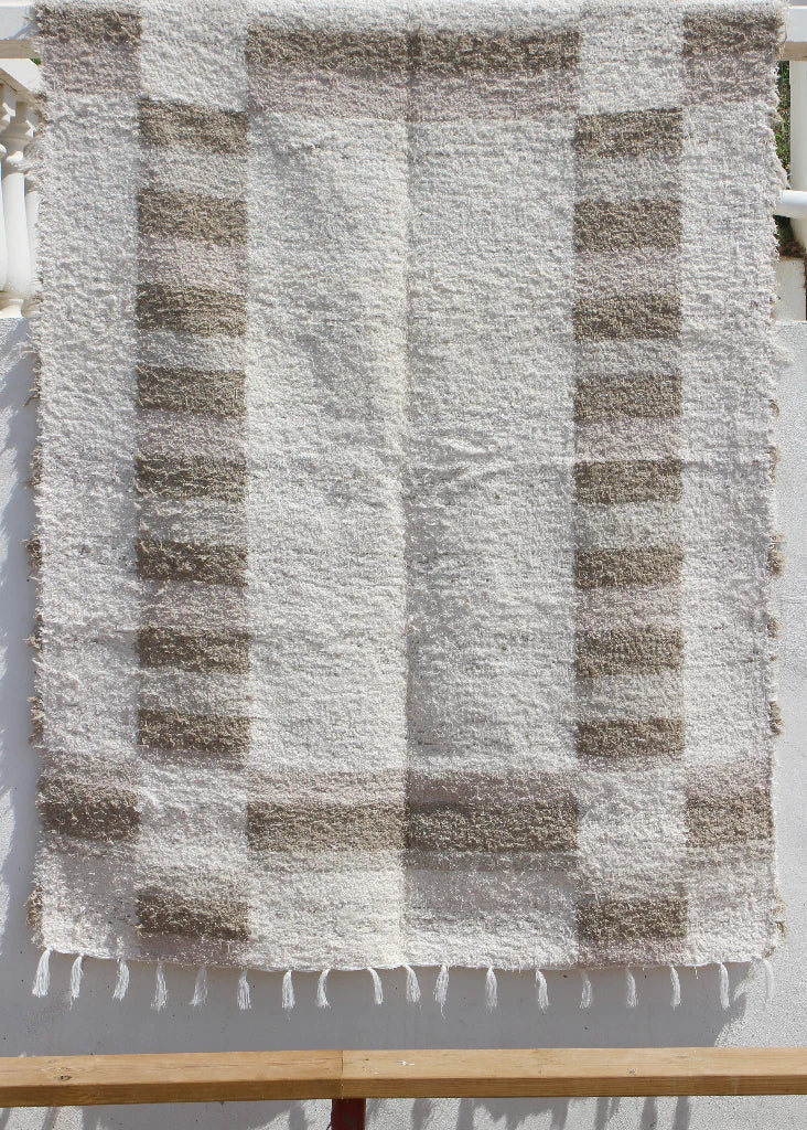 Santiago - Moka & White - 170 X 240 - Reversible