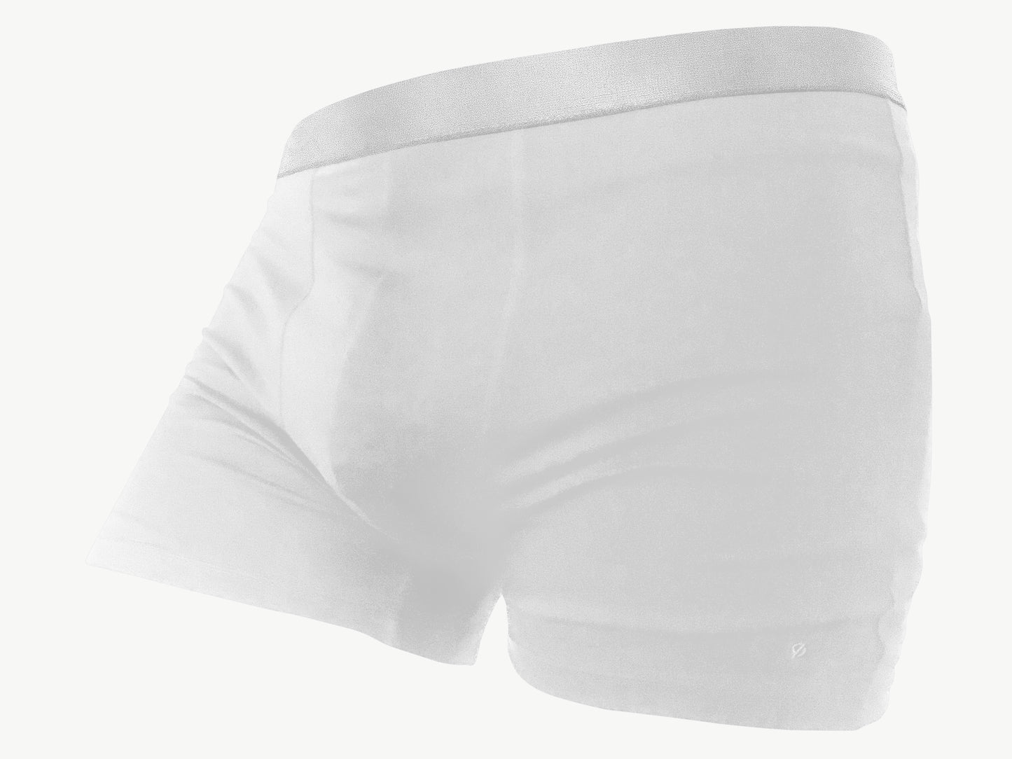 Lyocell Boxer Brief - White