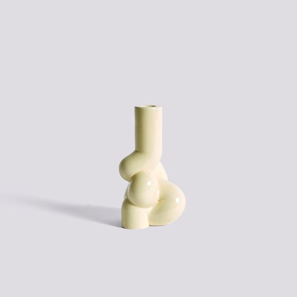 W&S Soft Candleholder  - Soft Yellow