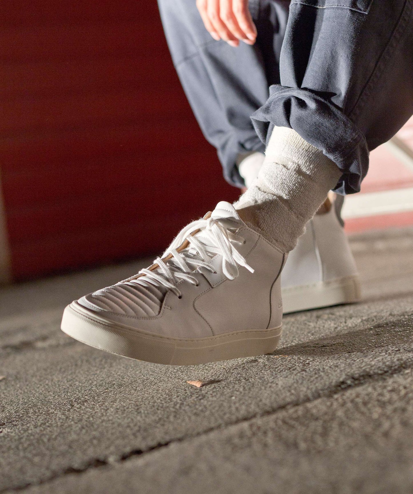 ARGAN MID - White Leather