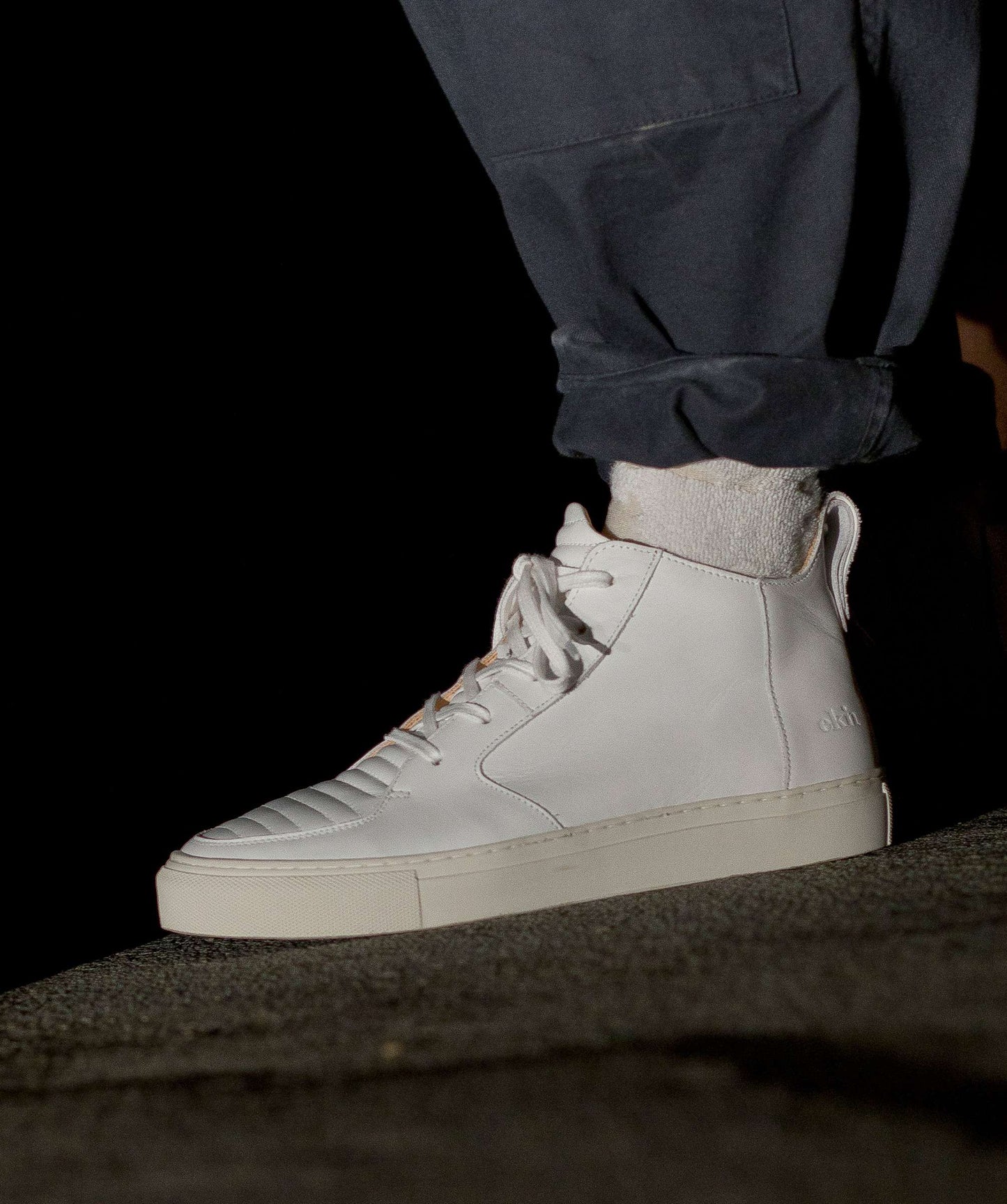 ARGAN MID - White Leather