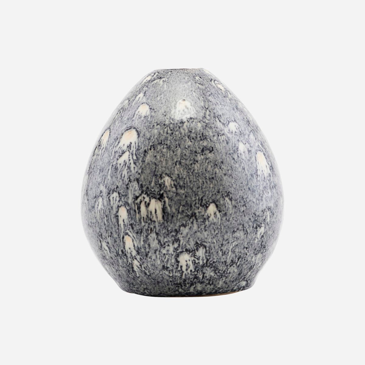 BABY Vase - dark grey & blue