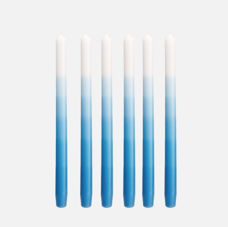 GRADIENT CANDLES - denim blue