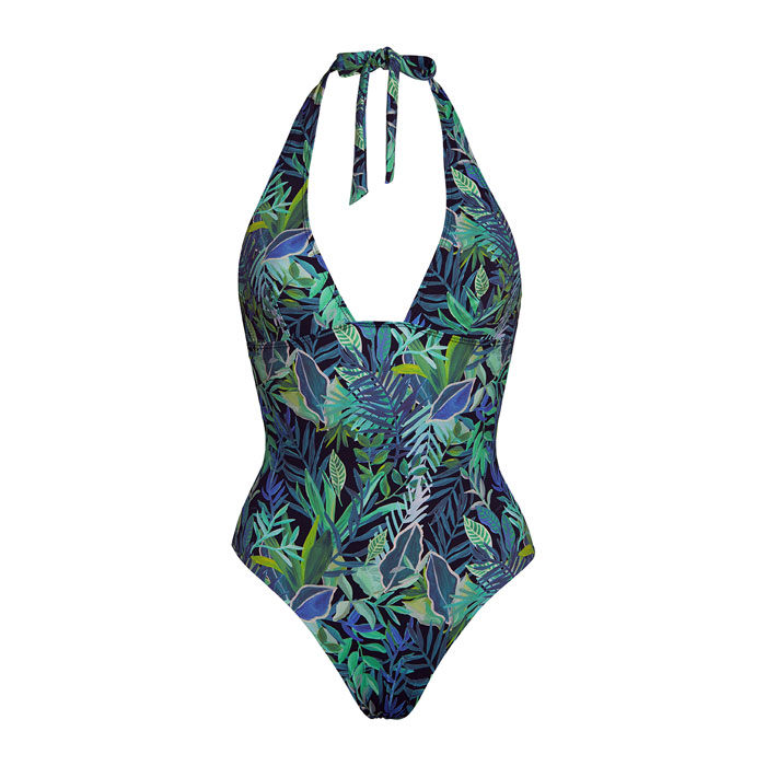 1 PIECE FEUILLAGE BAIN