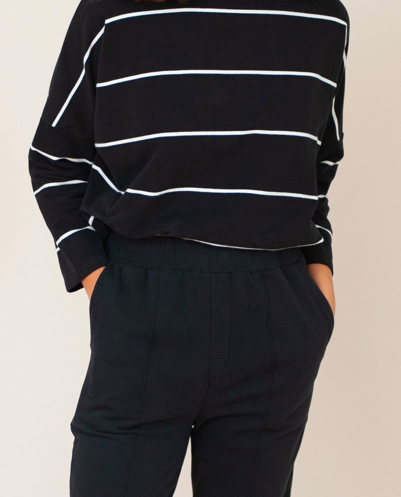 George Organic Cotton Trousers - Black