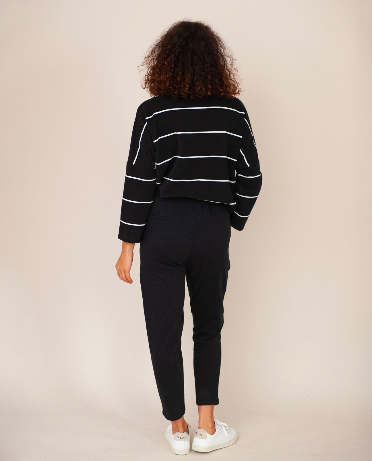 George Organic Cotton Trousers - Black