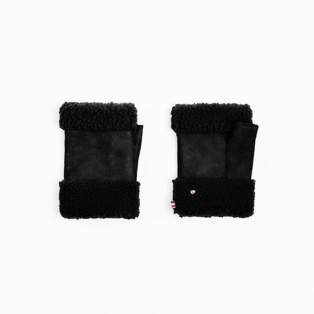 MITTENS FINGERLESS - BLACK