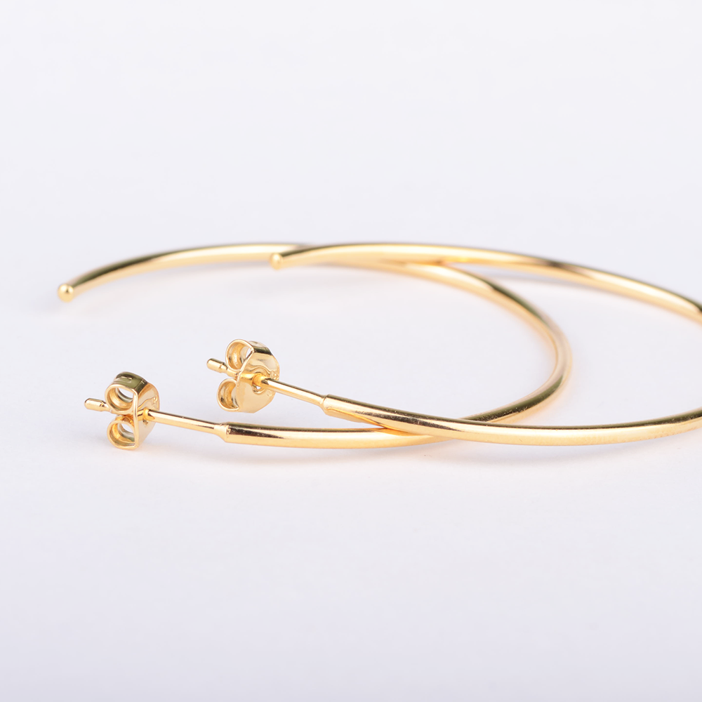 Mister Big Hoop Earrings - Gold Plated