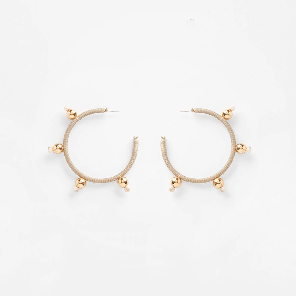 Ouroboros Earrings - Beige - Medium