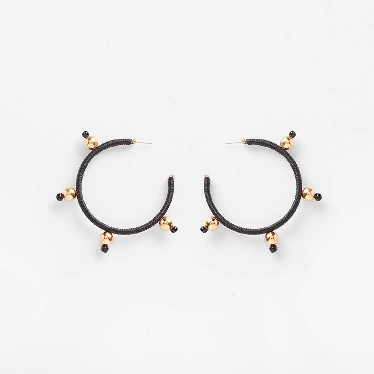 Ouroboros Earrings - Black - Medium