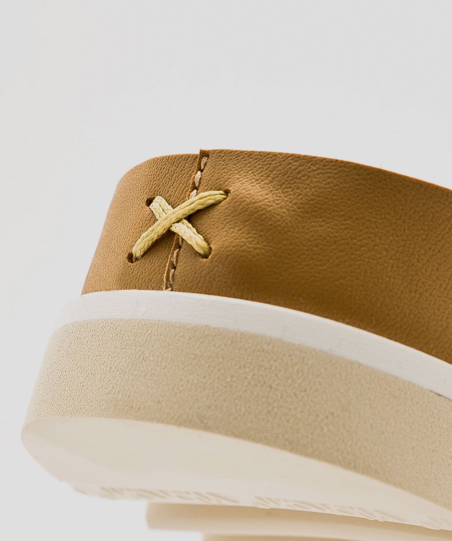 Palm Sandal - Cognac Leather