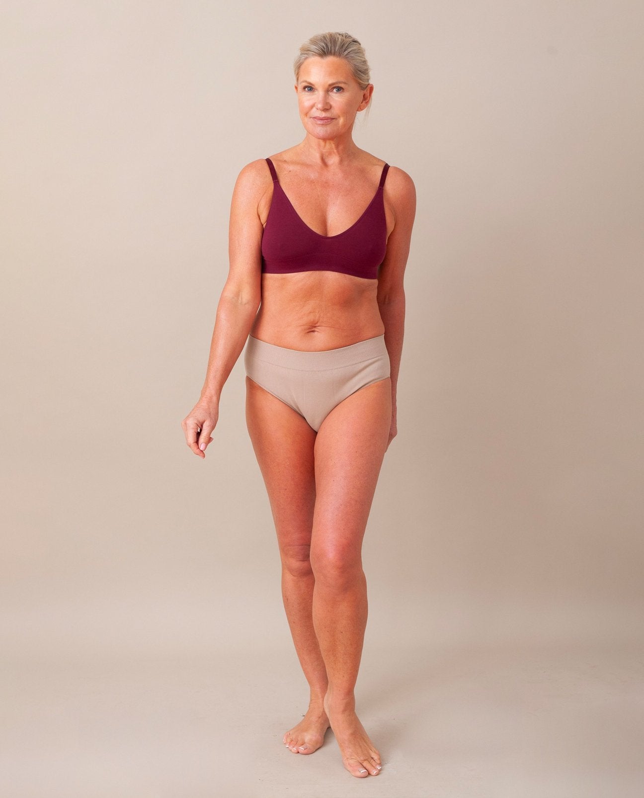 Vineta Organic Cotton Knicker In Sand