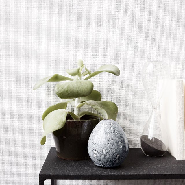 Baby Vase - Dark Grey & Blue