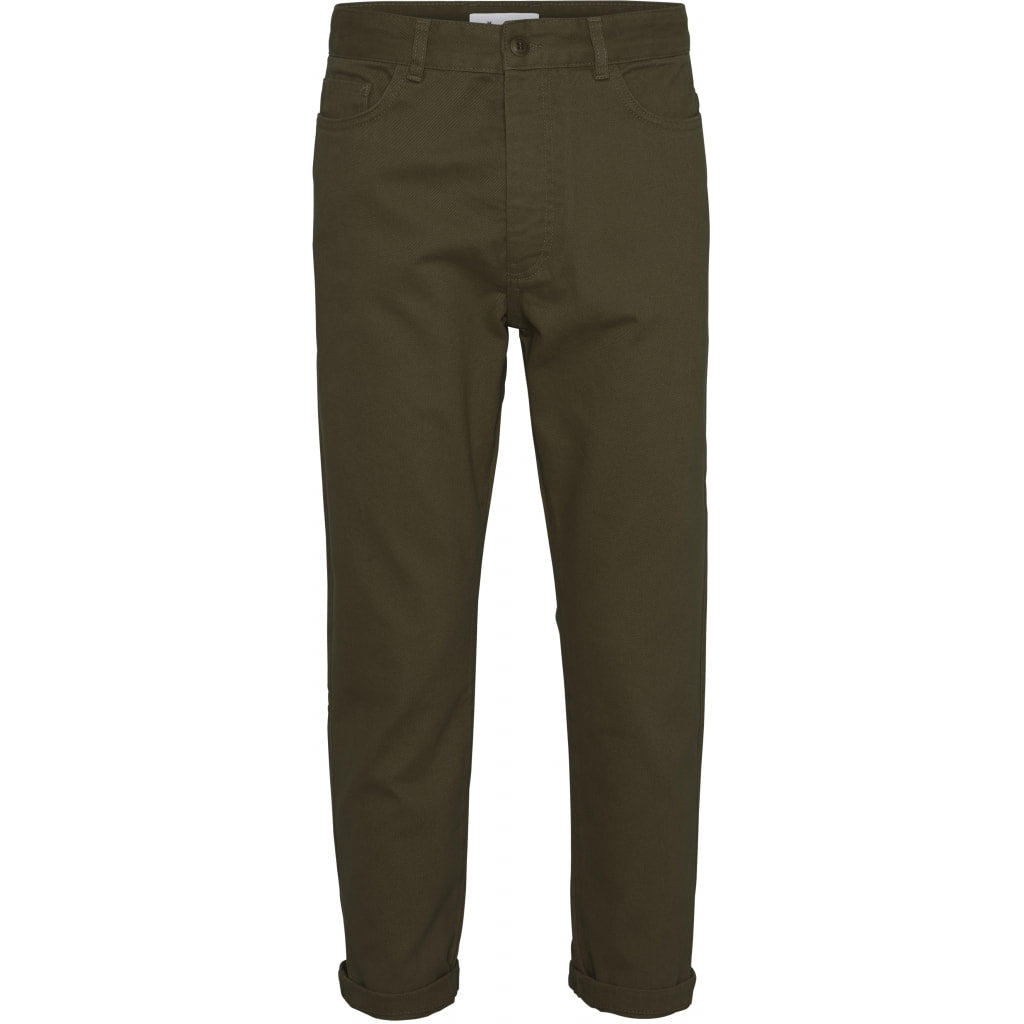 BOB loose heavy twill pant - GOTS/Vegan - forrest night
