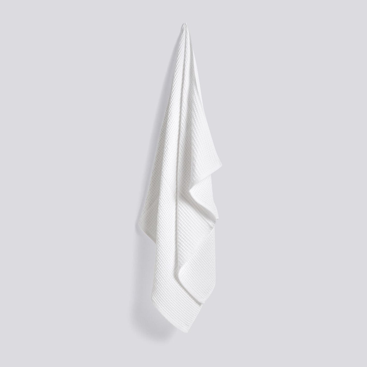 GIANT WAFFLE - BATH TOWEL - WHITE