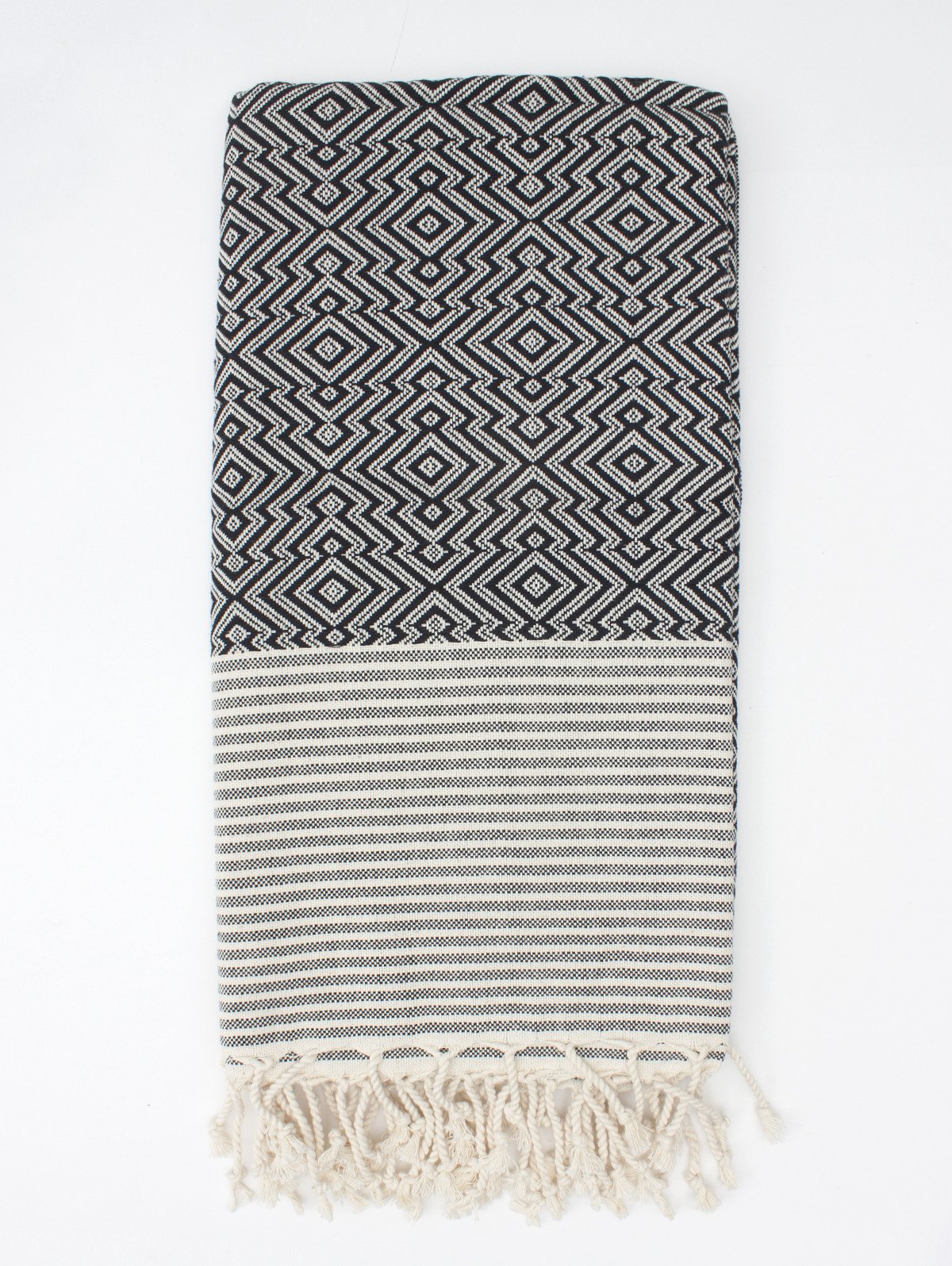 INCA HAMMAM TOWEL - BLACK